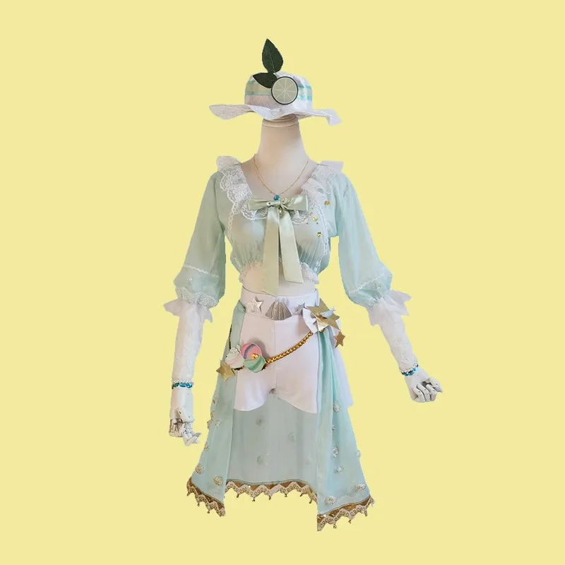 

Хит продаж, костюм Деми-бурбона для косплея персонажа игры V-образной горничной, женское летнее платье в стиле Хеллоуин, комплект женской карнавальной формы