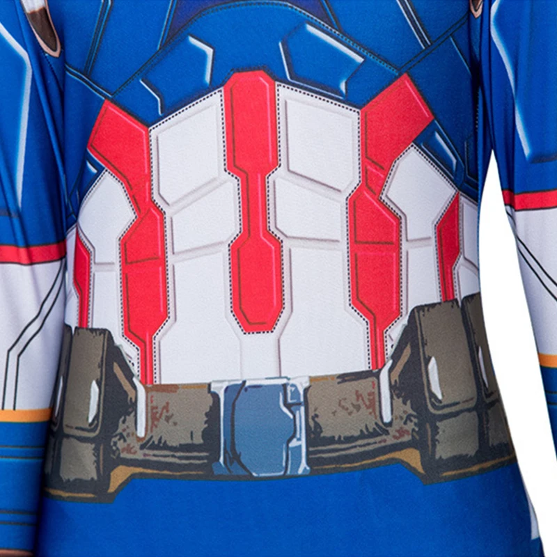 Костюм для косплея Капитана Америка костюмы боди супергероя на Хэллоуин