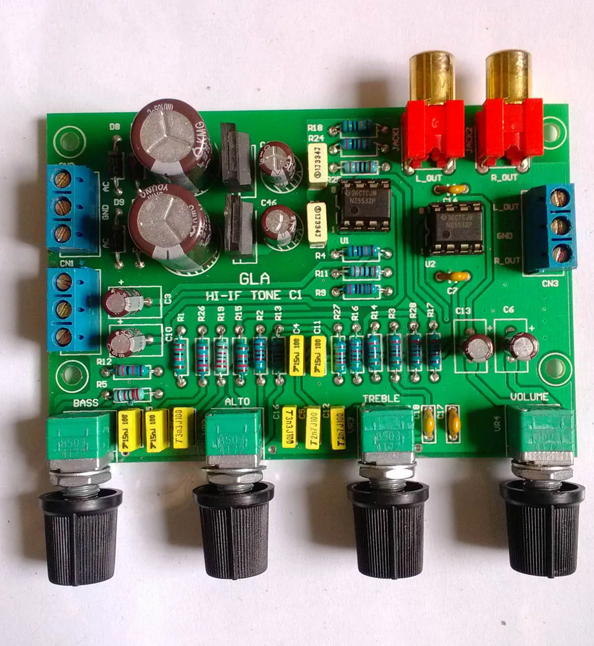 

HIFI Three-segment Tone Board with Volume and Amplification