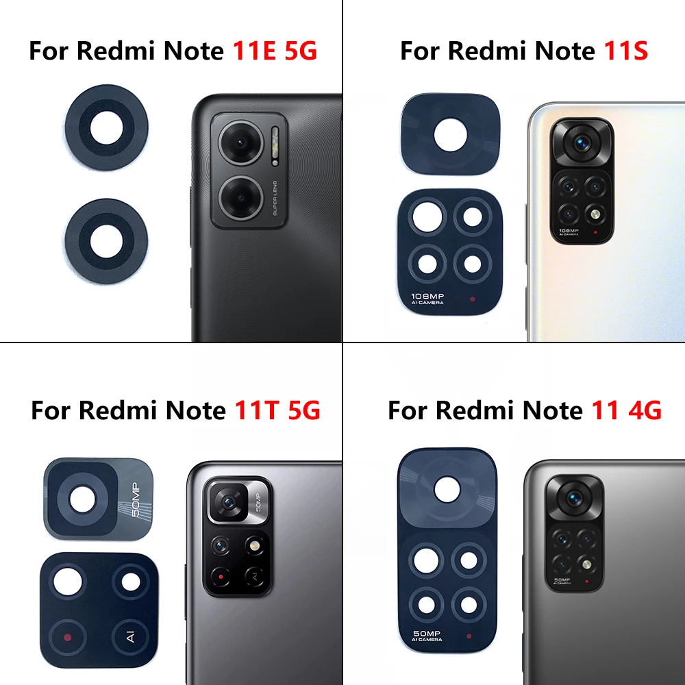 30 шт. новинка для Xiaomi Mi 11 Lite 5G 11T Pro Ultra Redmi Note 11E 11S стеклянная линза камеры задняя