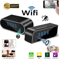 1080p wifi clock camera home security alarm camcorder night vision motion detection micro body cam remote view video recorder