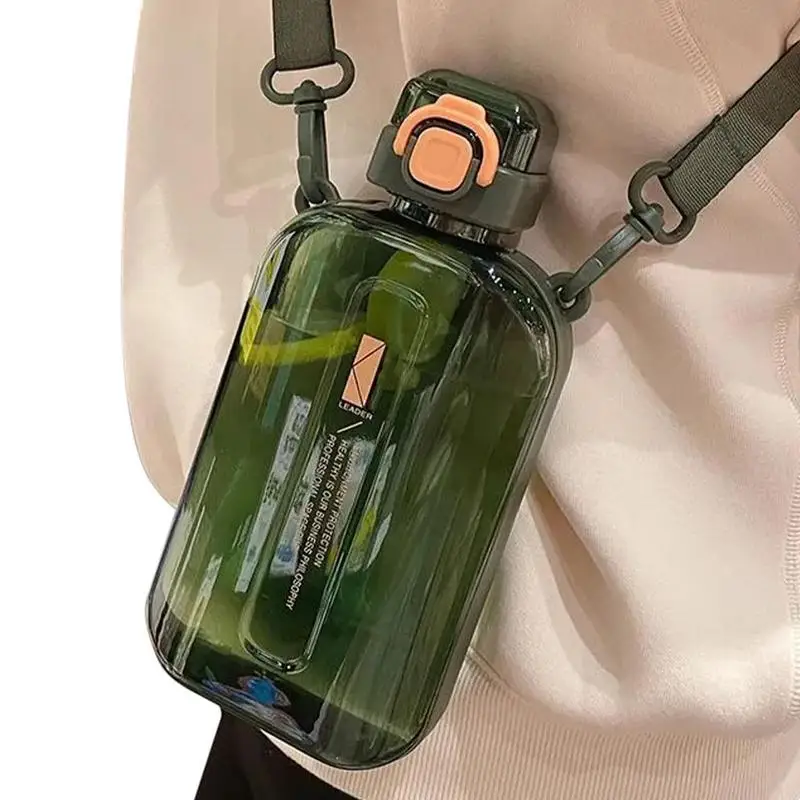 

Biking Sports With Fitness For Bottle 750ml Running Hangable Strap Bottle Water Camping Transparent Water Outdoor Space Bottle