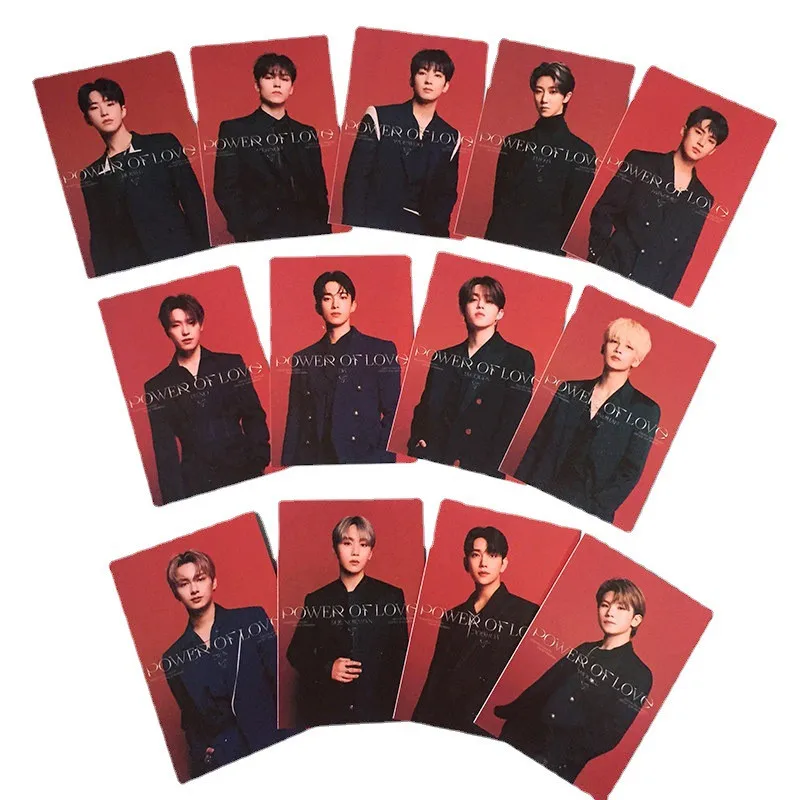 

13pcs/set KPOP SEVENTENN Concert Power Of Love Photocard Double Sides Card Postcard S.COUPS JEONGHAN JOSHUA Fans Collection