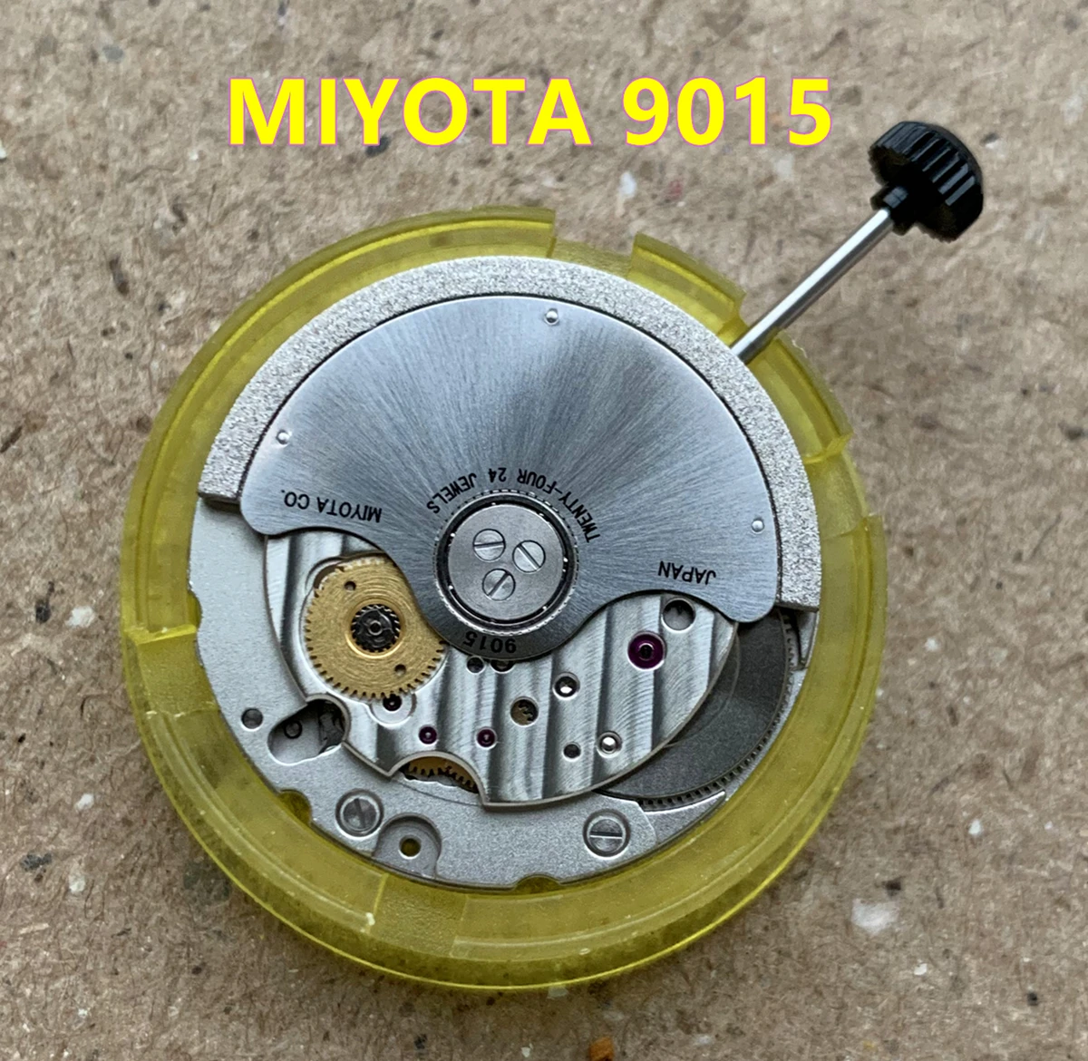 

Japan Original Miyota 9015 Mechanical Movement Ultra Thin 24 Jewels Automatic Self-winding Watchmaker Replacement Mechanism