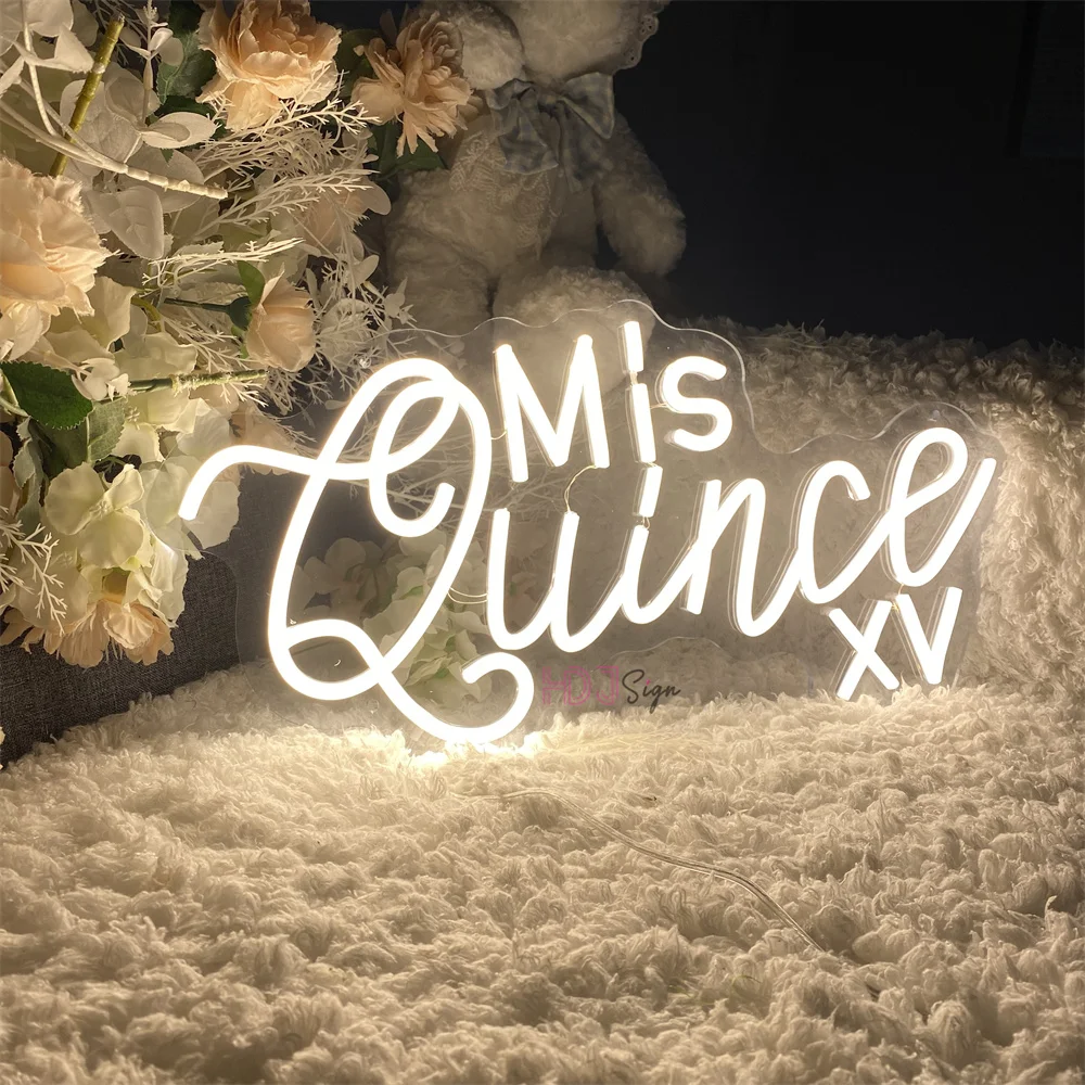 Неоновые знаки светодиодный Mis Quince XV испанская настенная комната для дня