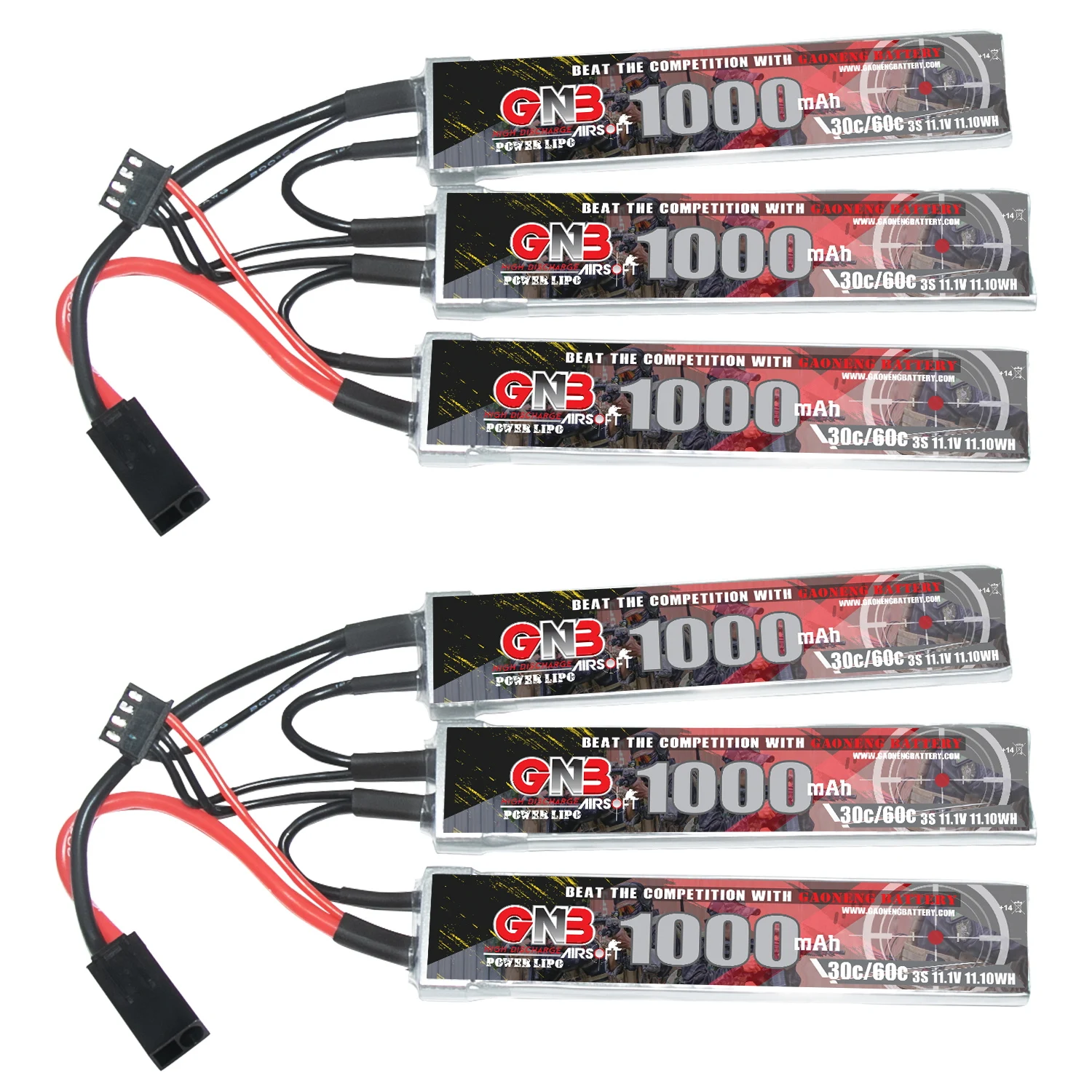 GAONENG GNB 1000 мАч 3S 30C 60C 11 1 В 3 ячейки мини Tamiya LiPo батарея страйкбольный автомат M4 кран