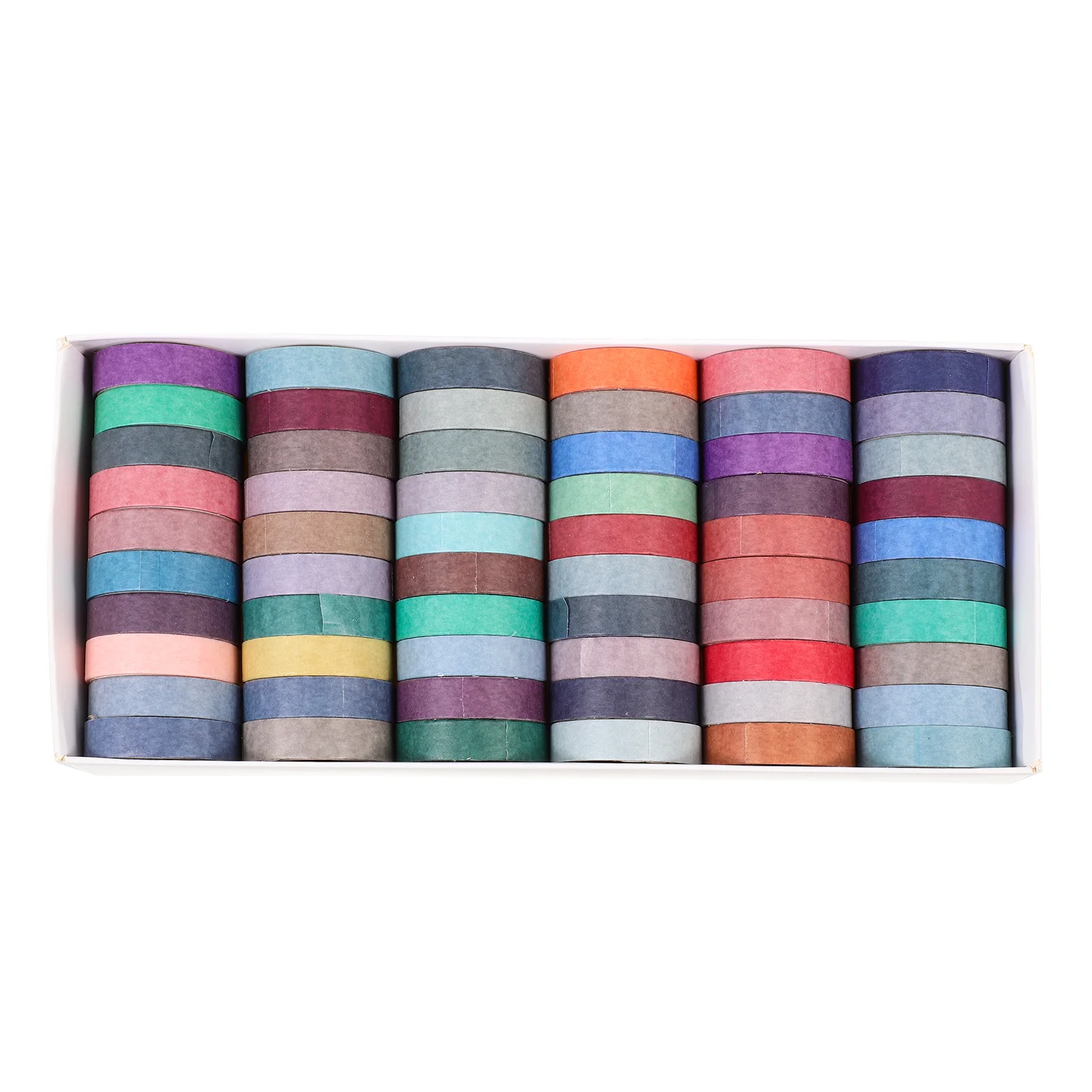 

60 Rolls Paper Tapes Colorful Adhesive Tape DIY Festive Crafts DIY Accessories