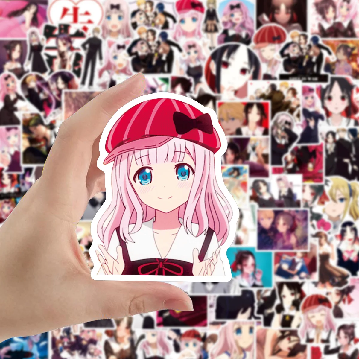 C2336 100 шт. аниме Kaguya-sama: наклейки Love Is War сделай сам на скейтборд ноутбук гитару