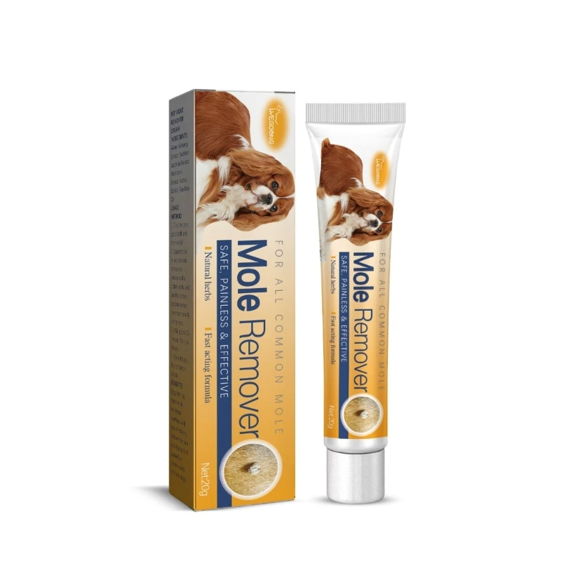 

20g Pet Wart Remover Cream Reduce Skin Blemishes Soothes Irritation Safe Formula Drop shipping