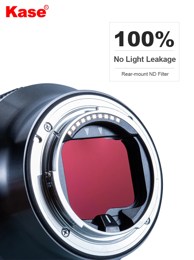 Kase Rear-mount Lens Neutral Density ND Filter Kit ND8 ND16 ND32 ND64 ND1000 for Sigma 14-24mm F2.8 (Sony E/Canon/Nikon Mount) enlarge