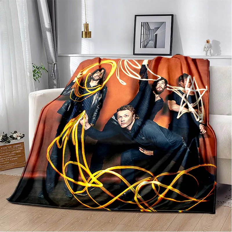 Мягкое фланелевое одеяло рок-группы представляем драконы подарок для детей и