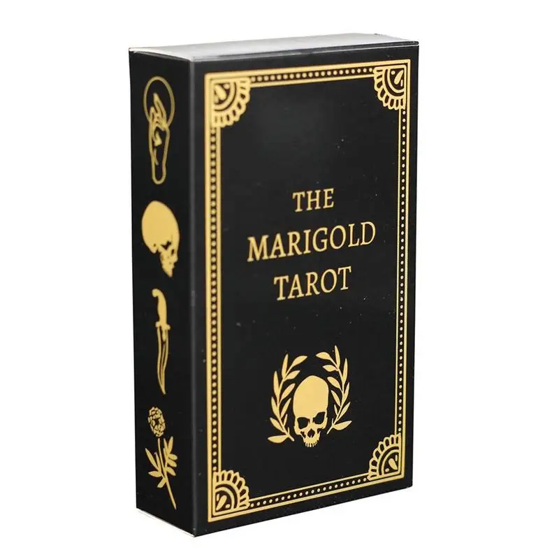 

Семейная шахматная игра The Marigold Tarot для сбора предсказаний, предсказаний, карточка с изображением орекула, развлекательная настольная игра для отдыха