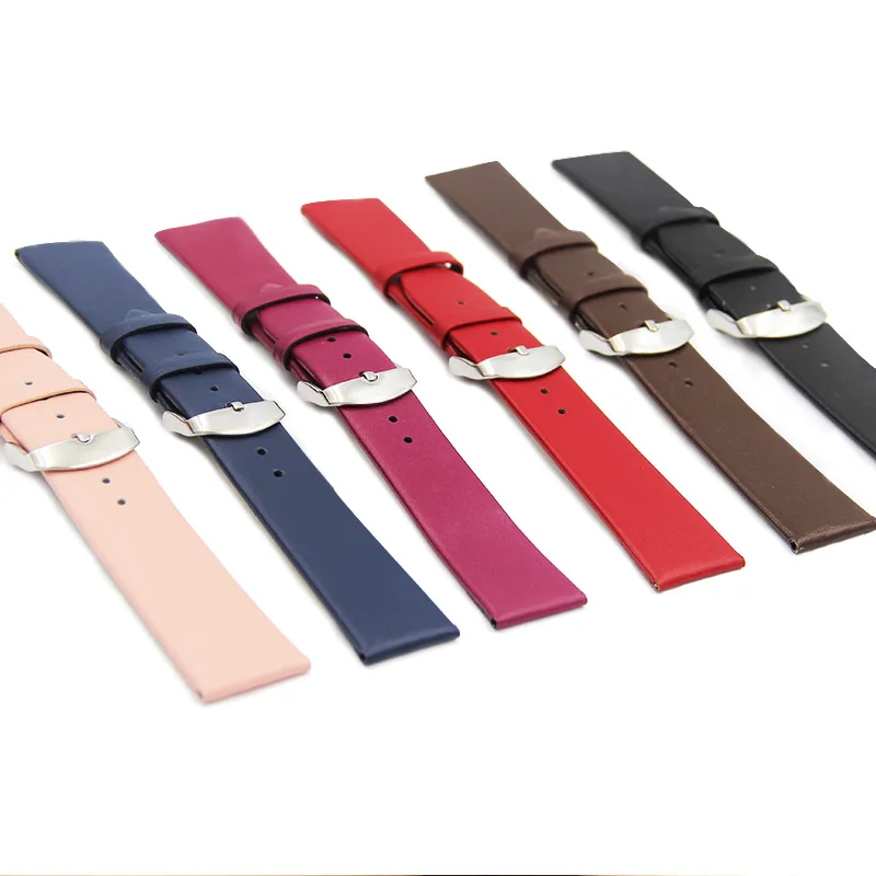 

20mm 22mm Leather Watch Band For Samsung Galaxy Watch Active 2 40mm 44mm Fashion Sports Smartwatch Bracelet Replacement Belt