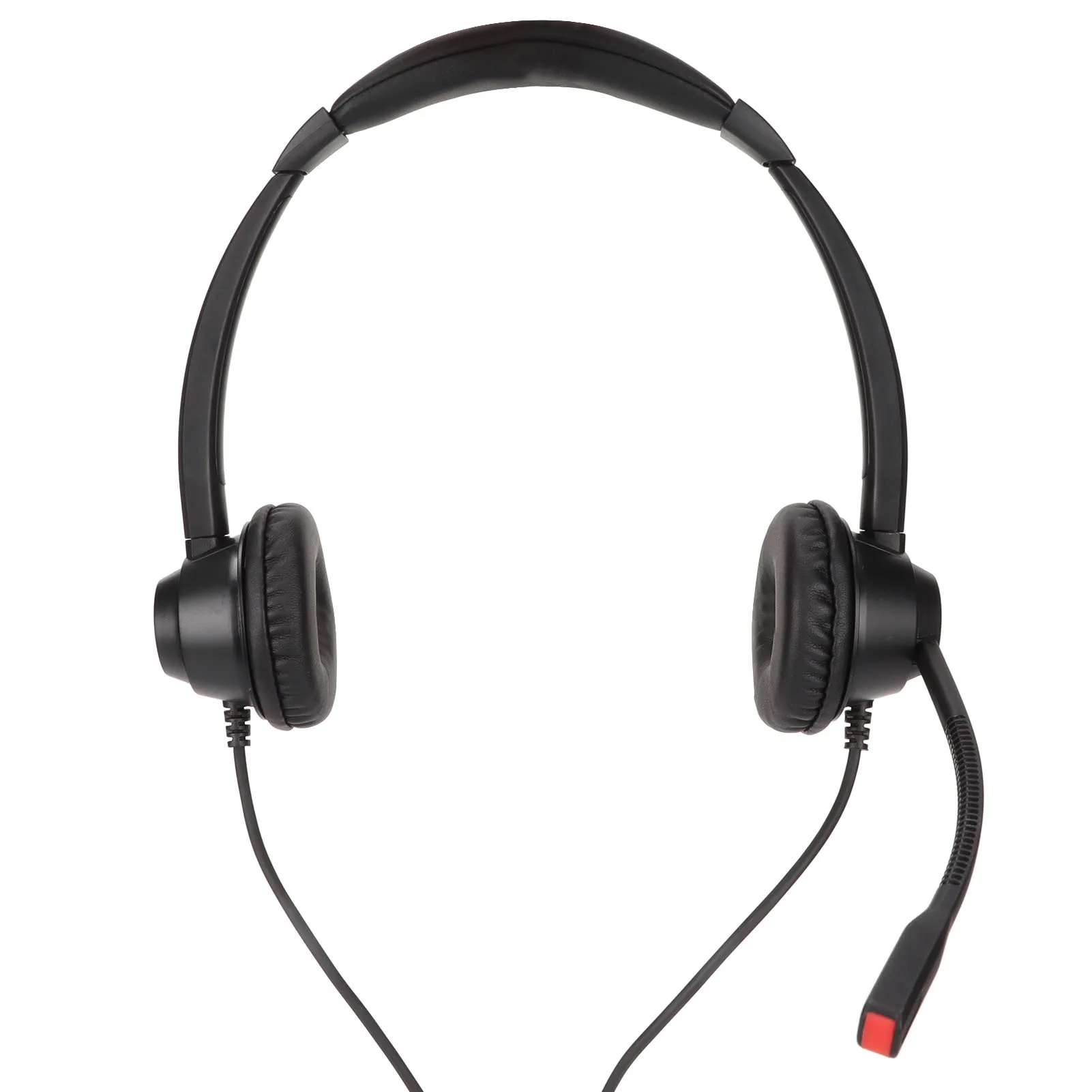 Бинауральная проводная гарнитура с HD-микрофоном для домашнего офиса колл-центра