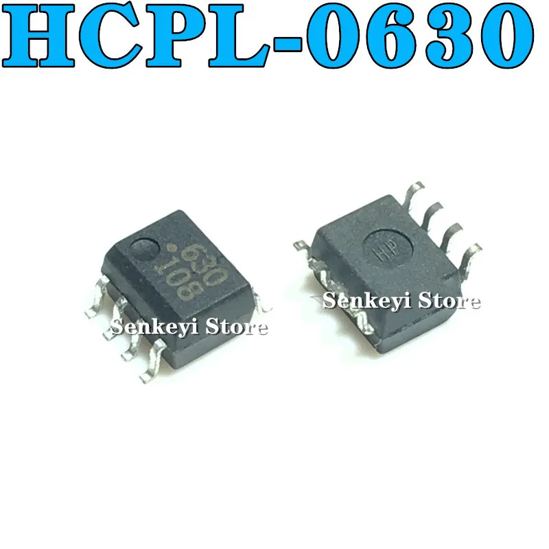 

New original HCPL-0630-500E HCPL0630 SMD dual-channel optocoupler SOP8