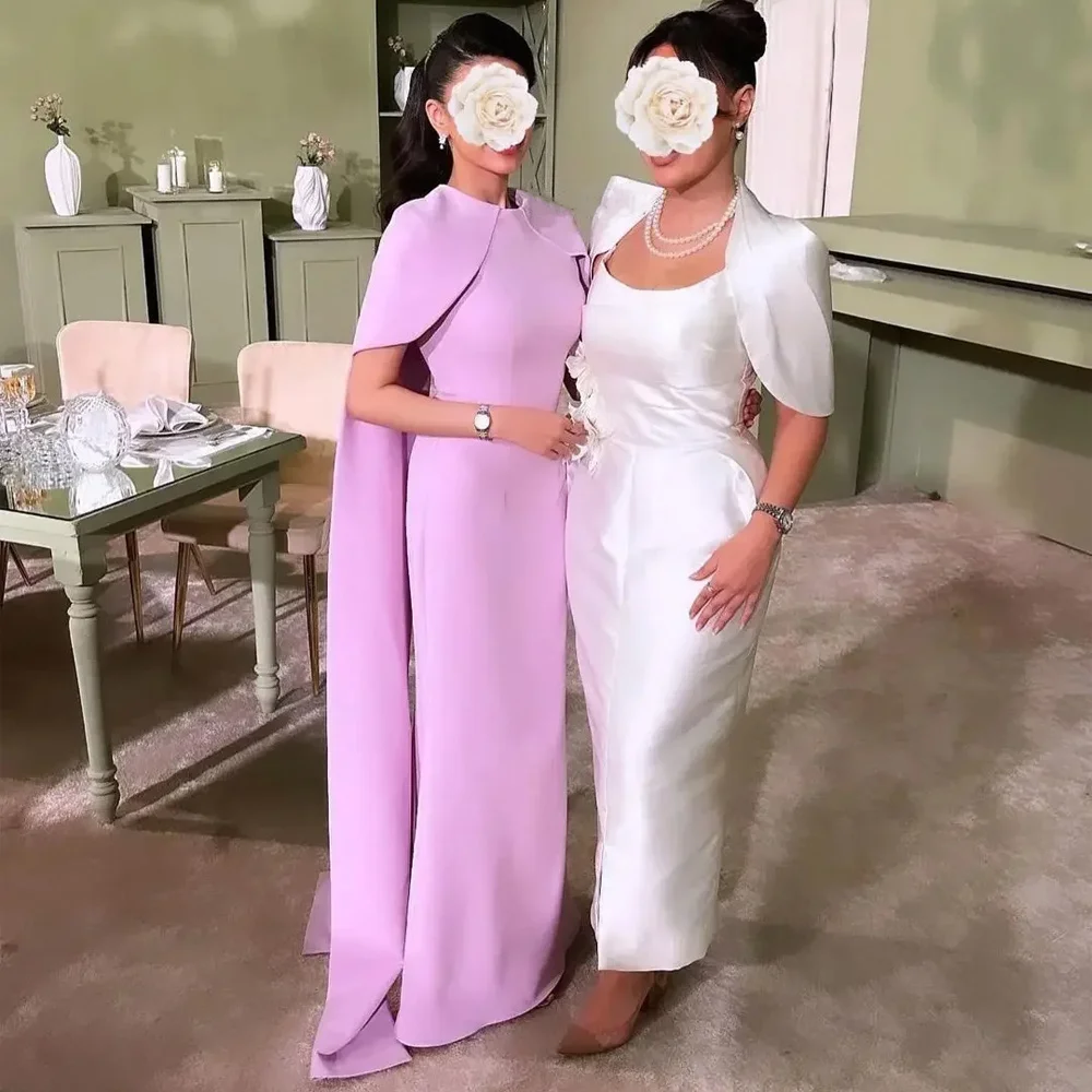 Вечерние платья русалки с круглым вырезом по индивидуальному заказу длиной до