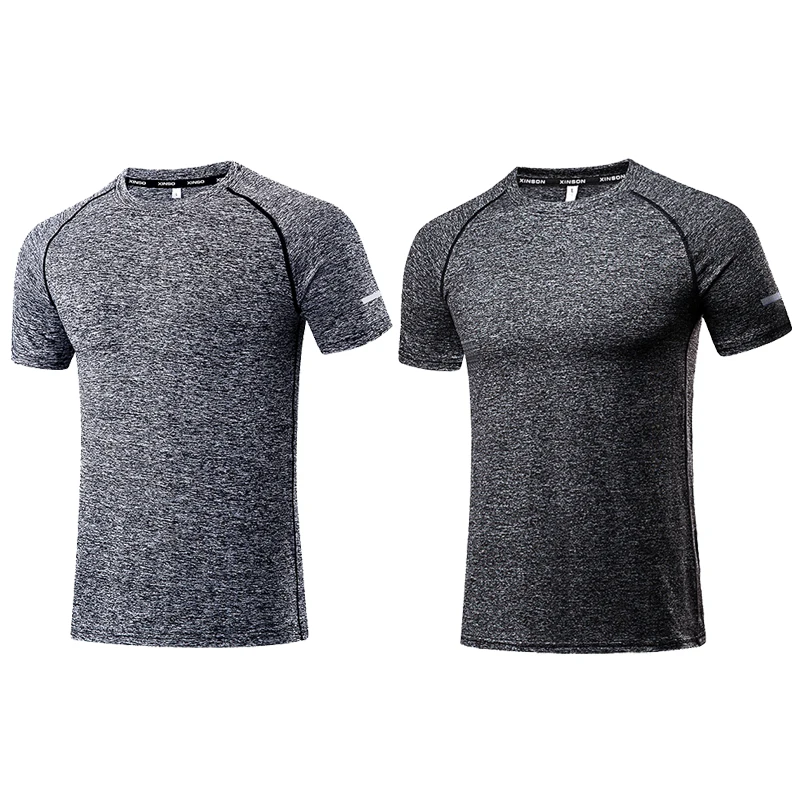 

Men's Running T Shirt Quick Dry Fitness Equipment Shirt Training Exercise Gym Clothing Sportswear Sports Tops Camiseta Hombre