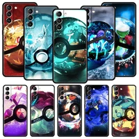pokemon fashion phone case for samsung galaxy s22 s20 fe s10 plus s21 ultra 5g s10e s9 s8 note 10 lite 20 soft quality cover