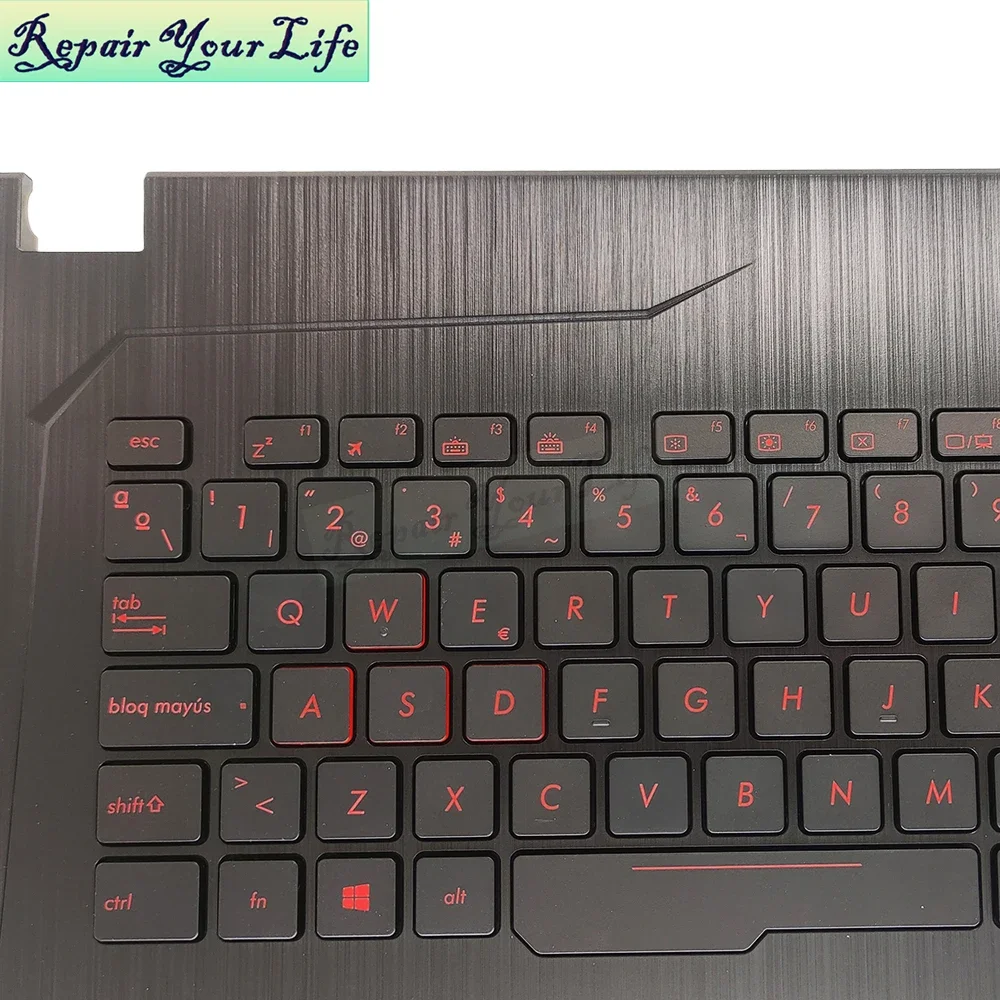Испанская клавиатура с красной подсветкой для ASUS ROG Strix GL753VD GL753VE GL753 ES Испания