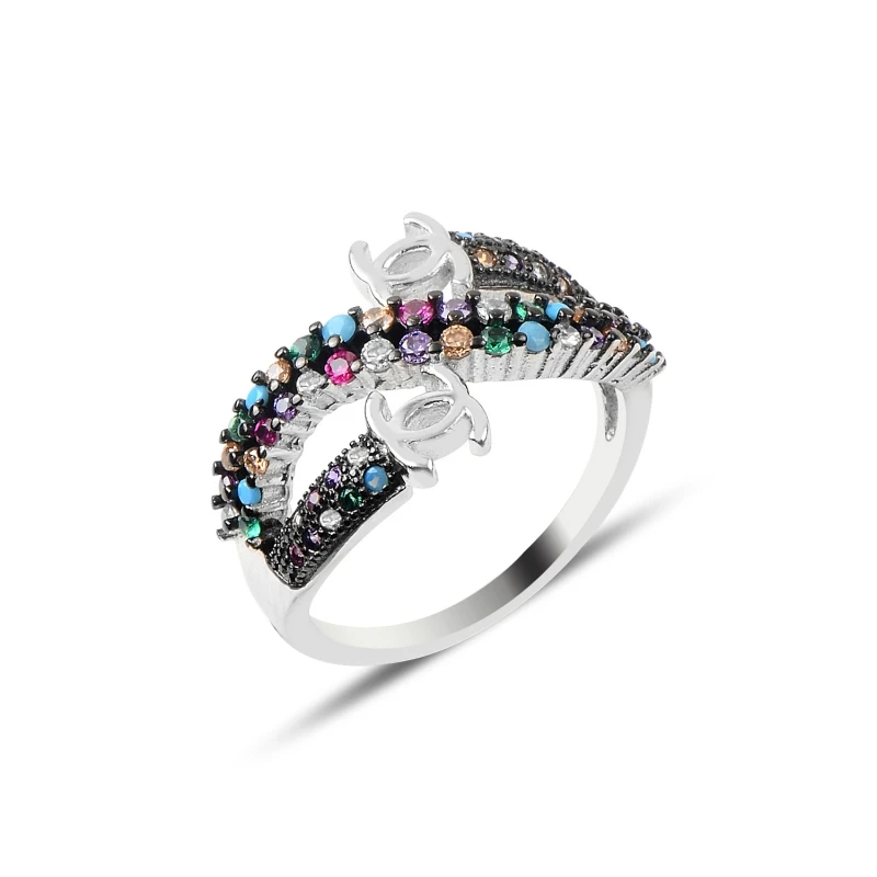 

Серебряное 925 пробы кольцо с фианитом