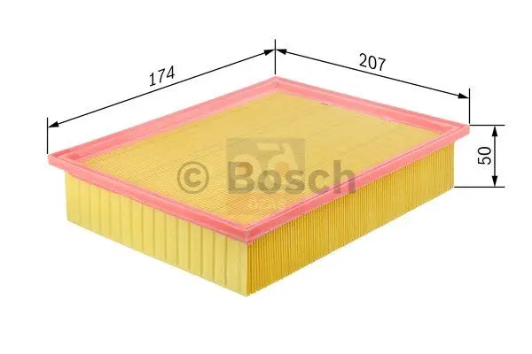 

Air filter for 1457433585-12 A-series (W169) B-series (W245)