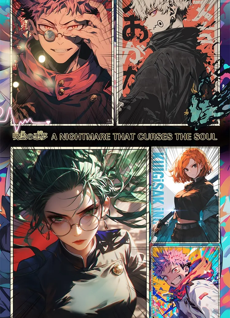 Хрустальная культура юютсу Kaisen B5 волна 4 коллекционные карты аниме годзо Сатору