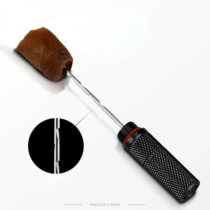 Портативный драга с просверленным отверстием для резки сигар 4-в-1 штифт дымовая