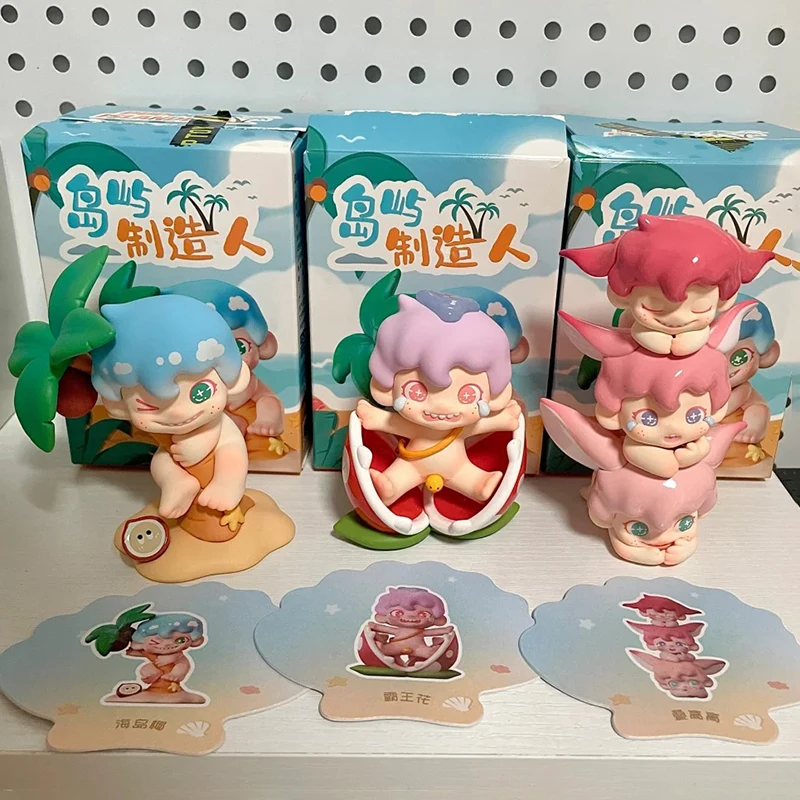 Dudoo Island Maker Series слепая коробка игрушки Kawaii аниме фигурка Mystery Box орнамент куклы для