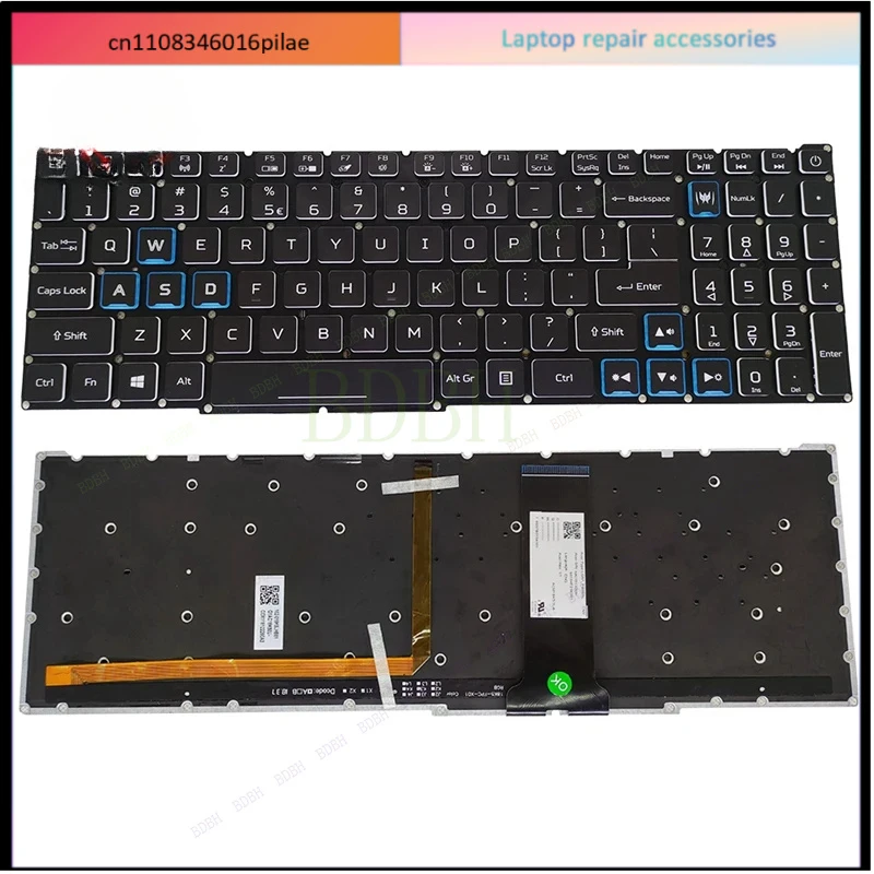 Фото Новая американская клавиатура для ноутбуков Acer Predator Helios 300 PH315-52 PH317-53 PH317-54 N20C3 N18I2 PH517 PT315 PT515-51/52/53/54 №1