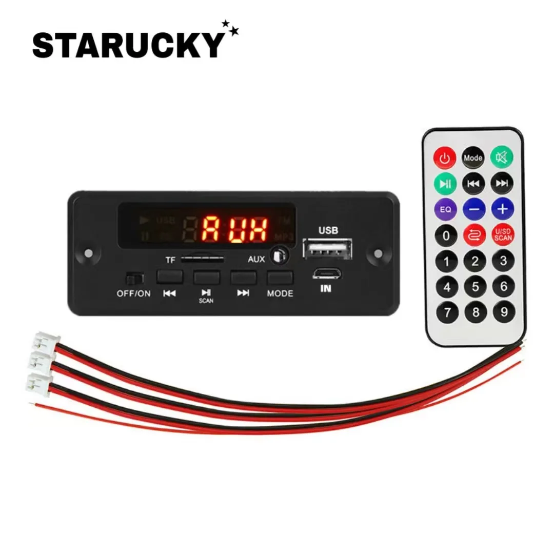 2*3W/20W/25W/40W MP3 Decoder Board 80W BLUETOOTH 5.0 Power Amplifier with Call Recording Wireless USB/TF/LINE IN/FM |