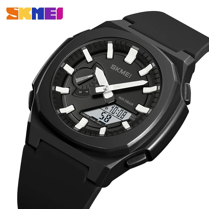 

SKMEI 2091 Luxury Sport Military Quartz Men Watch Waterproof Countdown Chrono Digital Watches Men's Date Clock 2100 reloj hombre