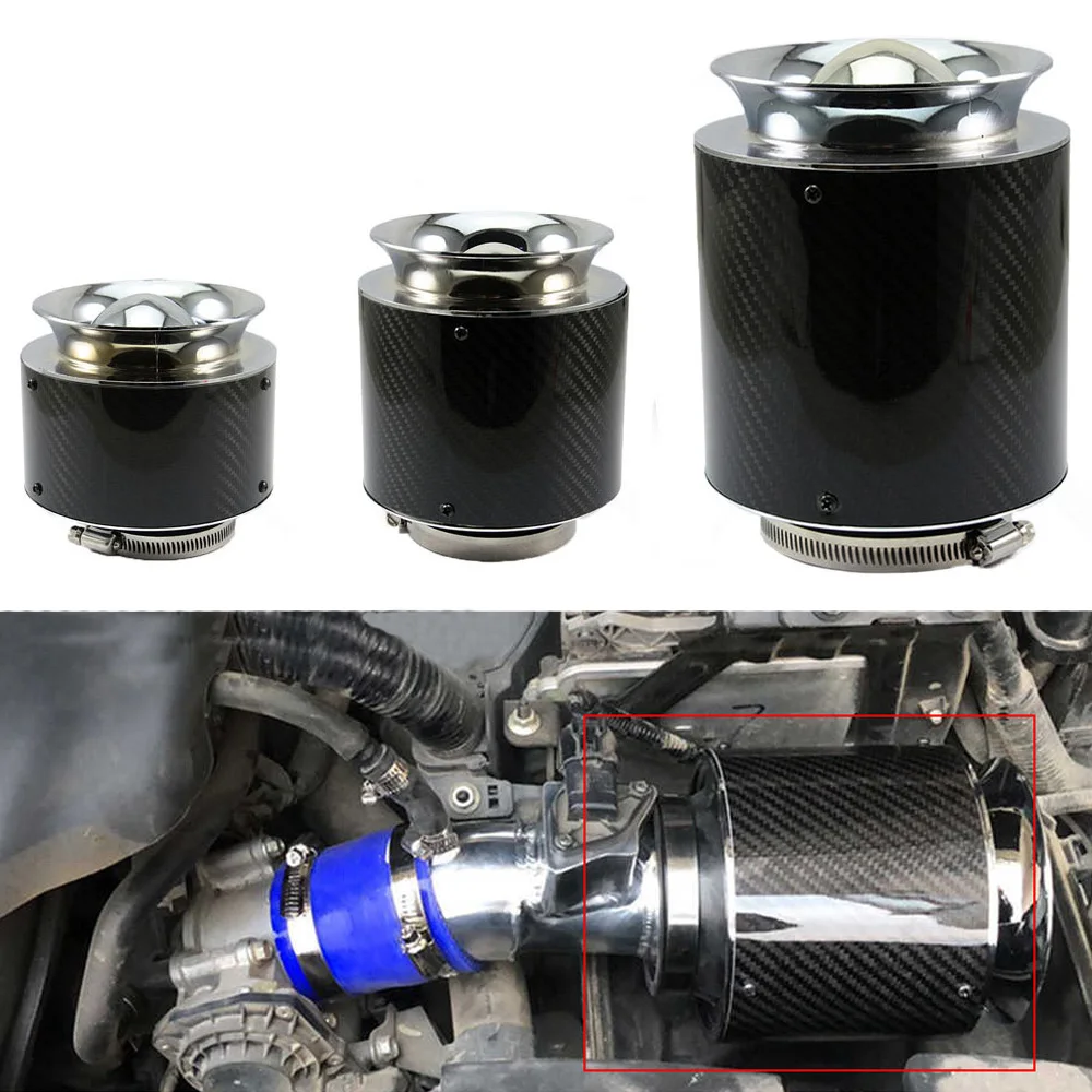 Автомобильный воздушный фильтр универсальный 76 мм/3 дюйма с высоким потоком