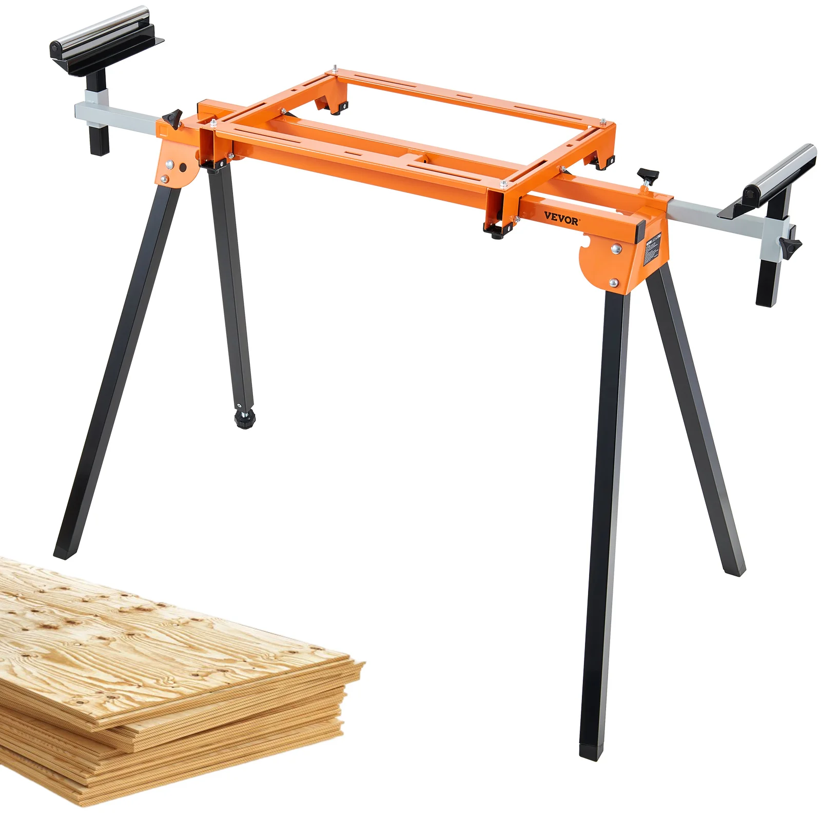 Stand With One-piece Mounting Brackets Clamps Rollers Slidin