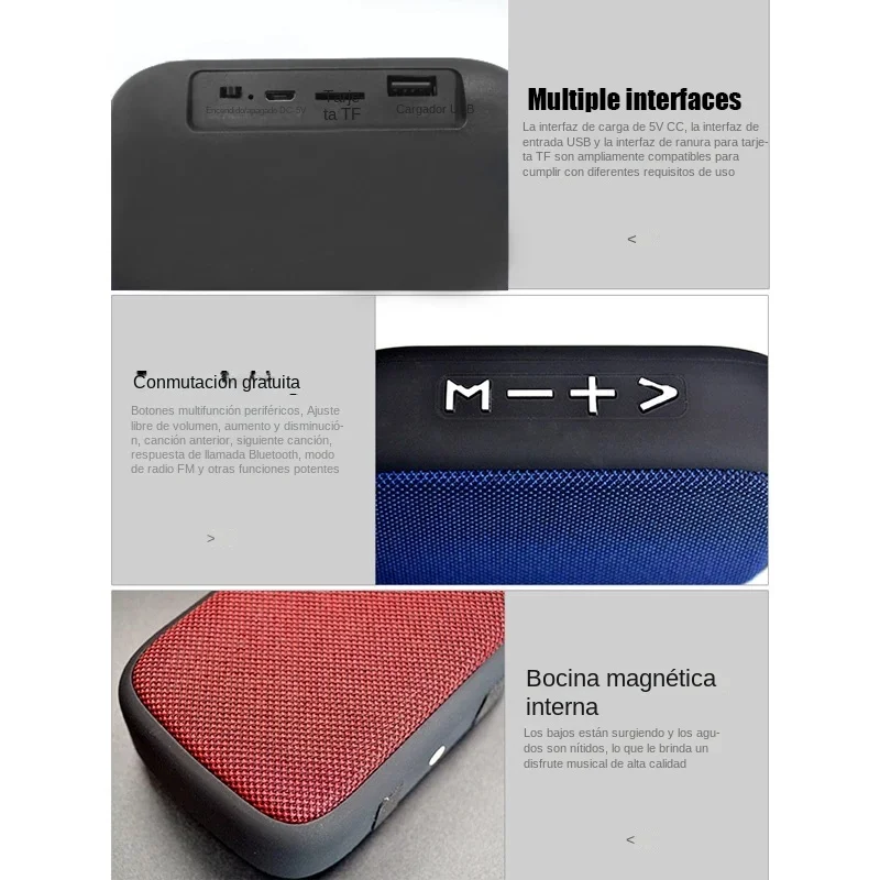 Портативная мини-колонка из ткани беспроводное подключение по Bluetooth портативное