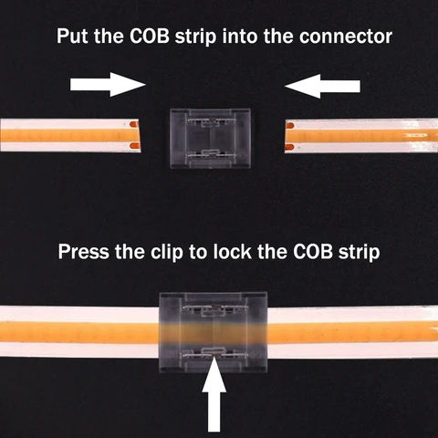 Угловая Светодиодная лента COB разъем для 8 мм 10 мм IP21 2pin COB Светодиодная лента быстроразъемный Соединительный соединитель I L T + форма светодиодные аксессуары