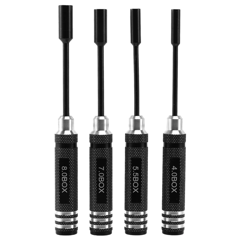 

Набор отверток с шестигранной гайкой, 4 шт., металлические отвертки 4,0/5,5/7,0/8,0 мм