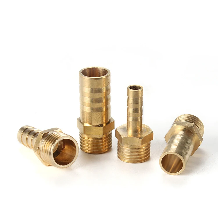 

10PCS Brass Pipe Fitting 4mm 6mm 8mm 10mm 12mm 19mm Hose Barb Tail 1/8" 1/4" 1/2" 3/8" BSP Male Connector Joint Copper Coupler
