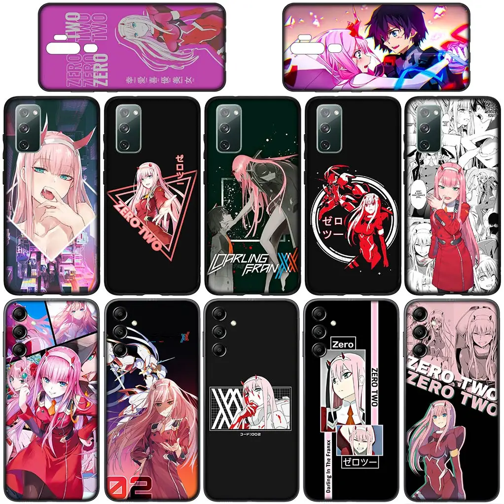 Darling in the Franxx 002 Zero Two 02 Phone Cover Case for Samsung Galaxy Note 20 Ultra 10 8 9 S10 Lite S9 A6 A8 Plus A9