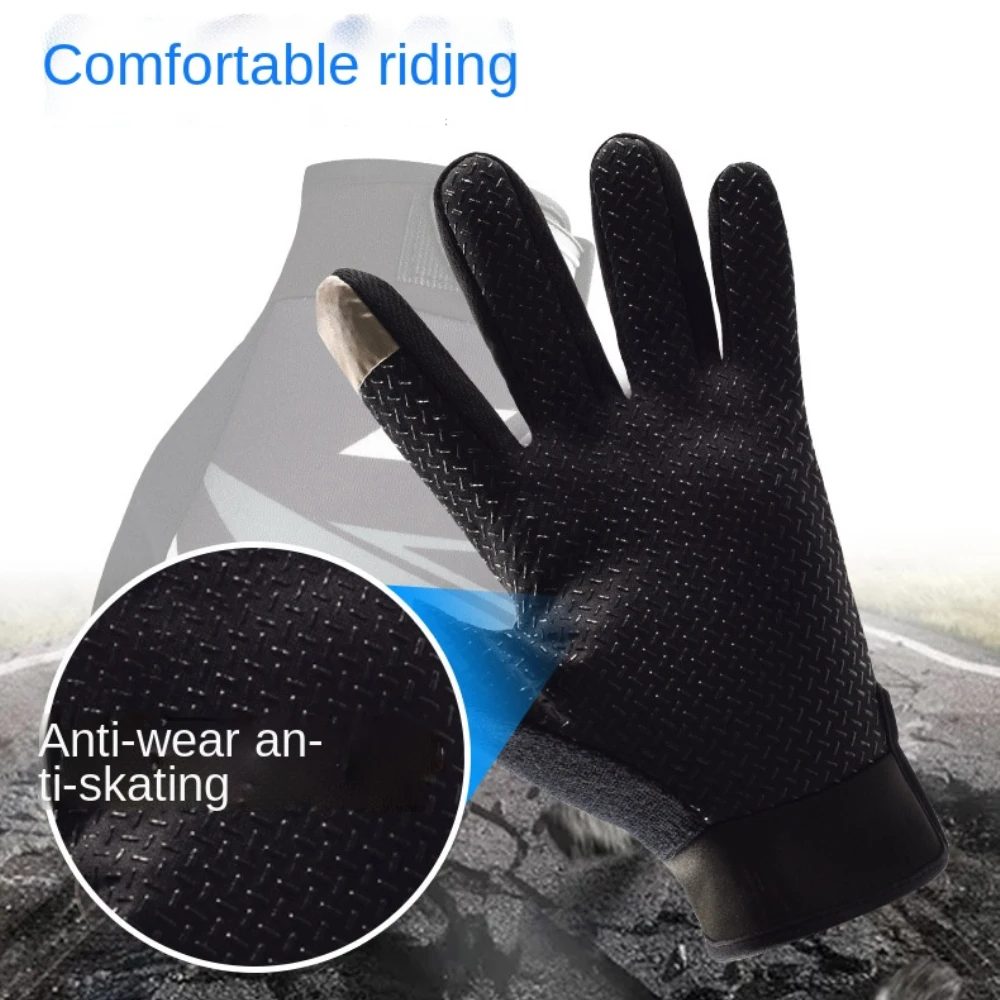 

Warm Cycling Gloves Ycling GlFull-finger Gloves Shock Absorption Touchscreen Gloves Windproof Anti-slip Riding Glove Anti-wear