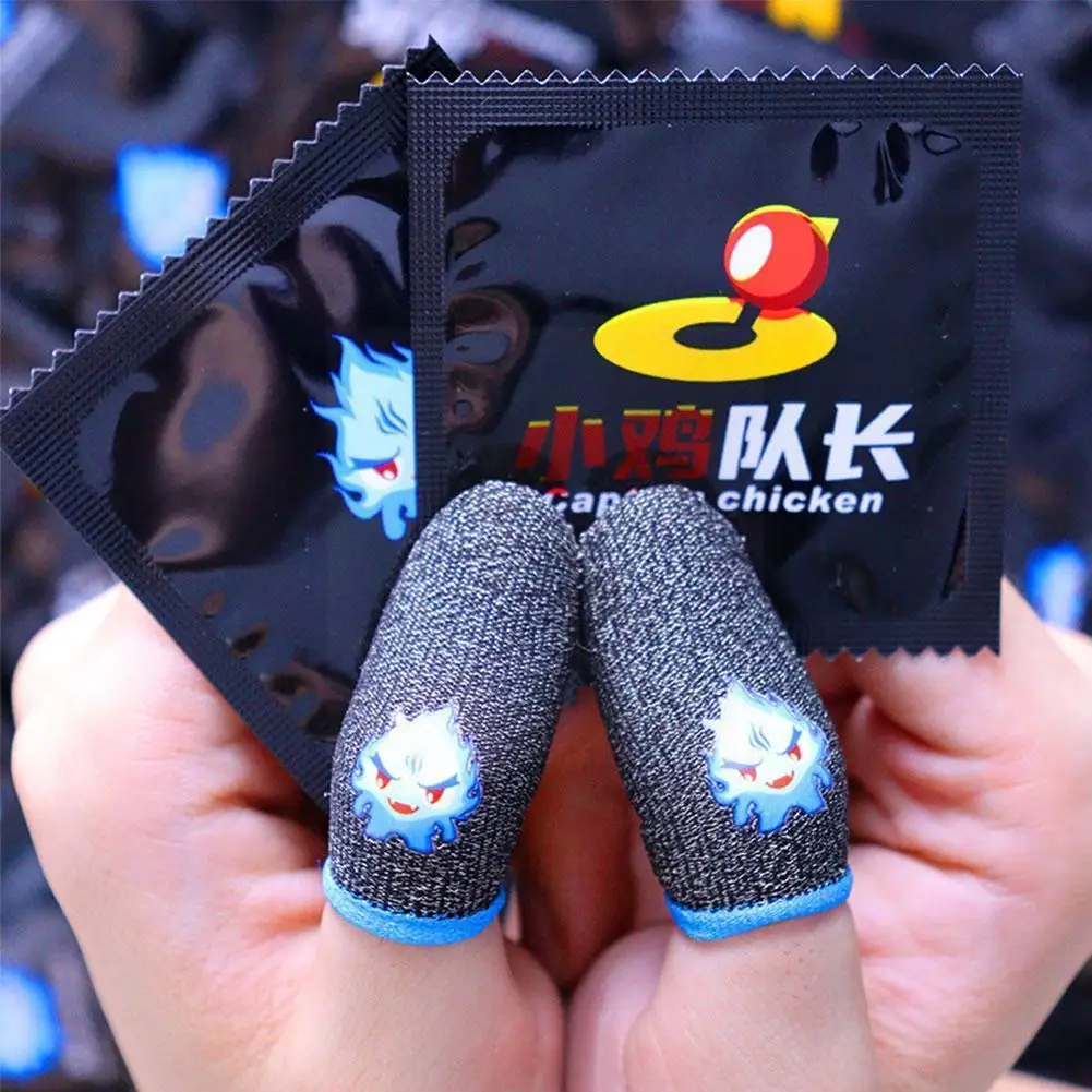

Gaming Finger Sleeve Gaming Controller Sweat Proof Gloves For Pubg Sweat Proof Non-scratch Screen Gaming Thumb Gloves Y2m7