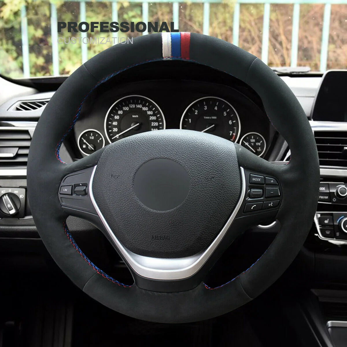 

Черная замшевая фотобумага для BMW 3 серии F30 F34 F22 F23 F32, автомобильные аксессуары для интерьера