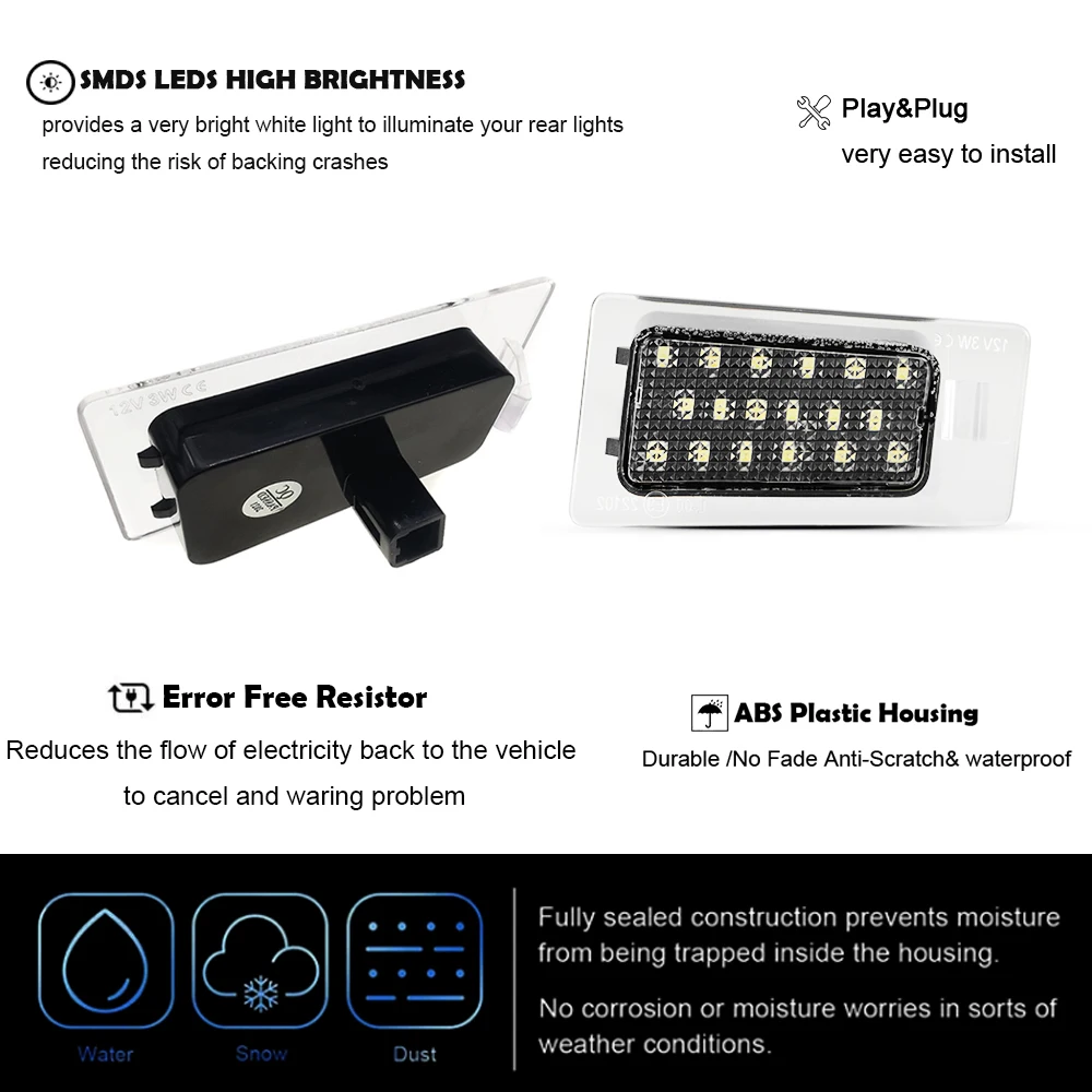 подсветка номерного знака kia cerato 3Для Hyundai Elantra MD Accent Solaris Sedan HCR i30 Wagon CW СВЕТОДИОДНЫЙ