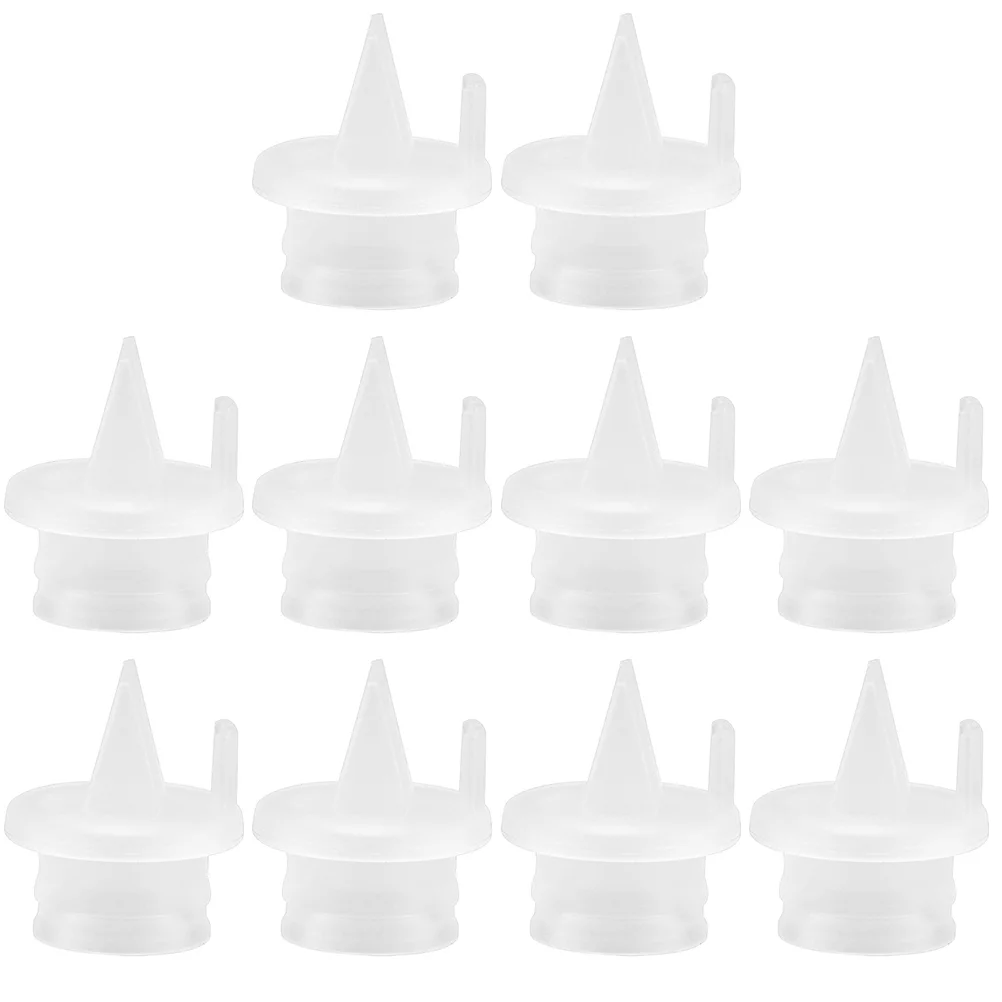 

10 Pcs Breast Pump Duckbill Valet Valve Silicone Hand Counterflow Close-fitting