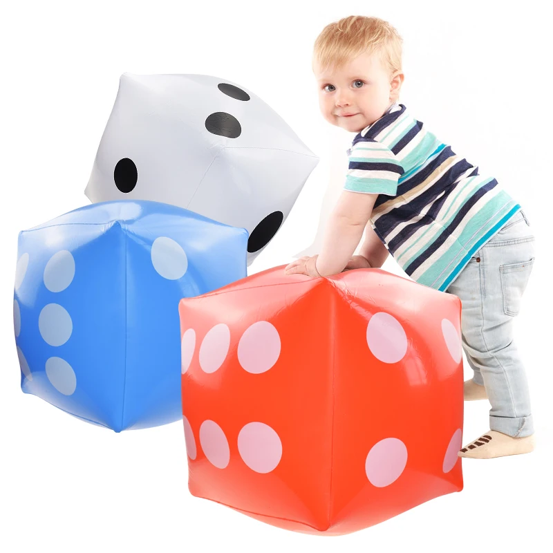 

Inflatable Air Number Dice 30*30cm Funny Party Supplies Toys For Children Kids Adults Outdoor Game Play Cube Gifts
