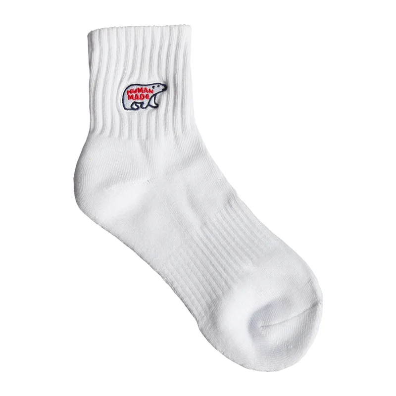 

HUMAN MADE polar bear cotton thick towel bottom middle tube sports socks men's and women's fashion socks