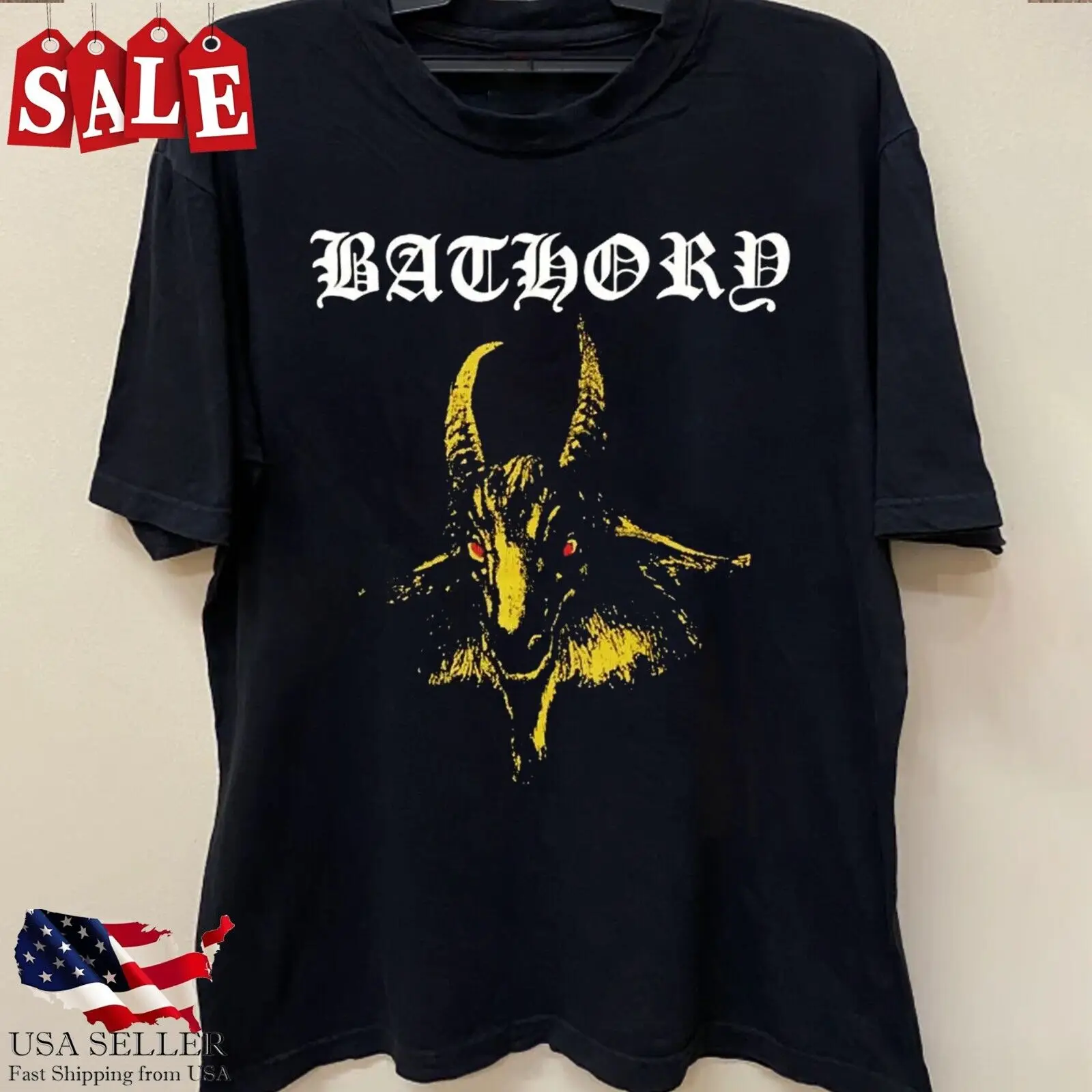 Новая футболка Bathory Yellow Goat For Fans S 5XL 1LU951