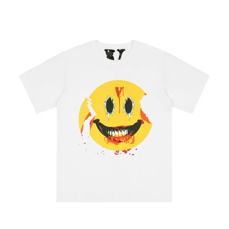 

Футболка VLONE Мужская/женская из 2022 хлопка, оригинальная брендовая уличная одежда, футболка в американском стиле, с коротким рукавом, в стиле ...