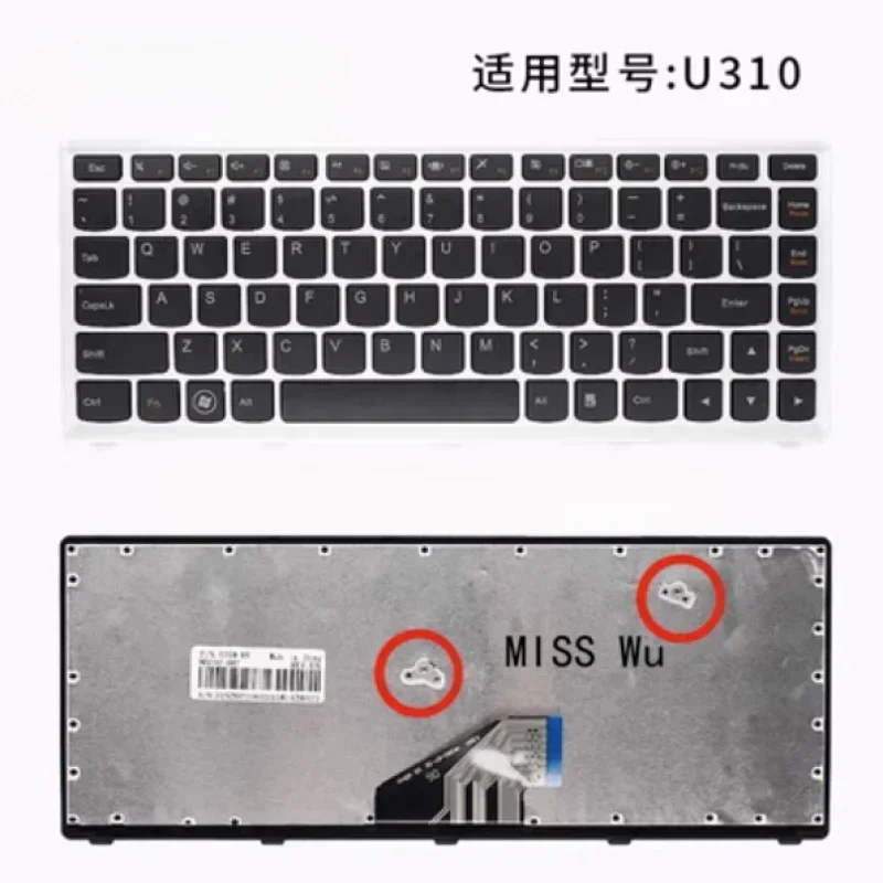 Новая Оригинальная клавиатура для ноутбука Lenovo IdeaPad U310 U410 z460a z465g Z460 u460 u460a z465 z460g