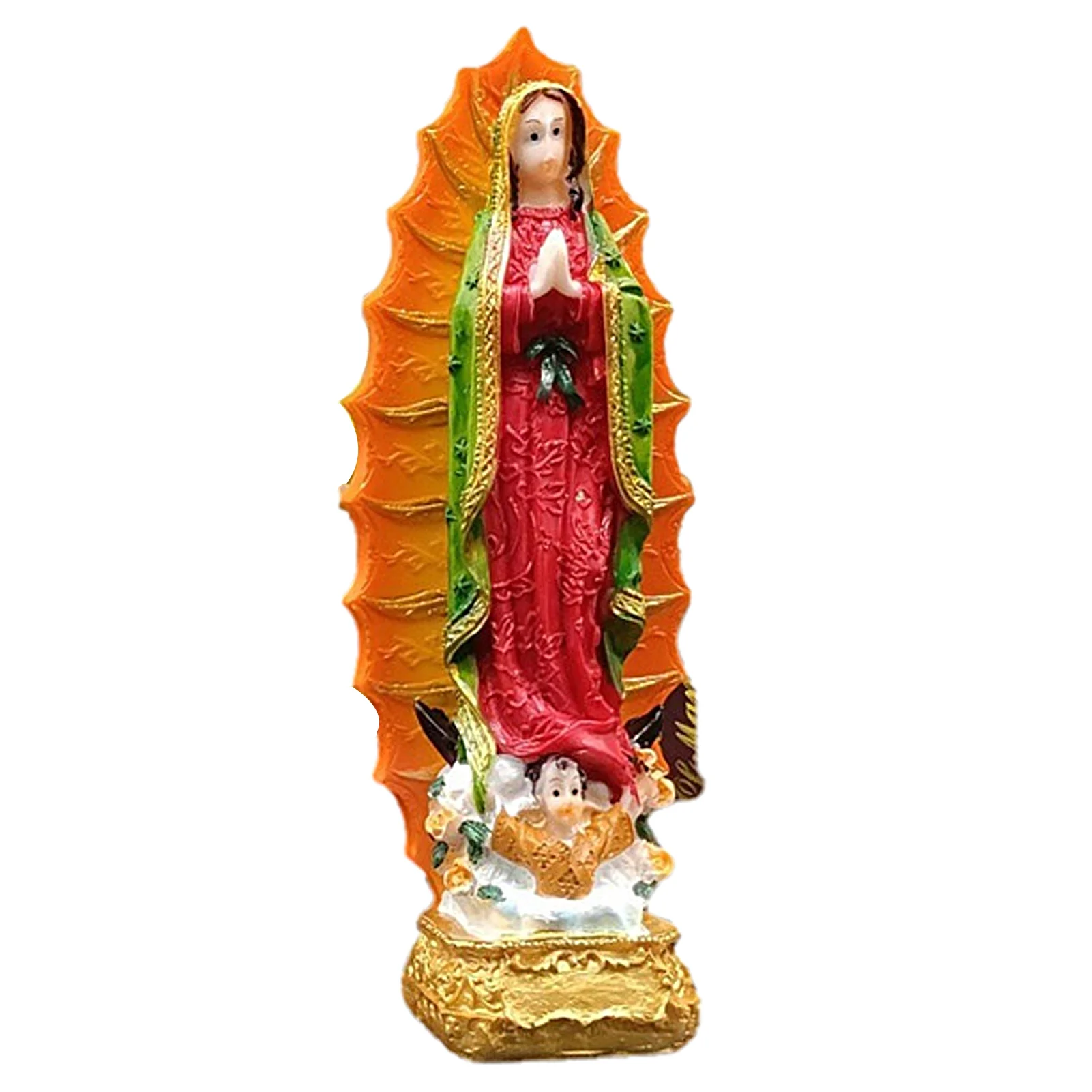 

Mother Mary Figurine Our Lady Of Virgin Guadalupe Statue Jesus Lady Sculpture Religious Resin Crafts Height 140.5cm #WO