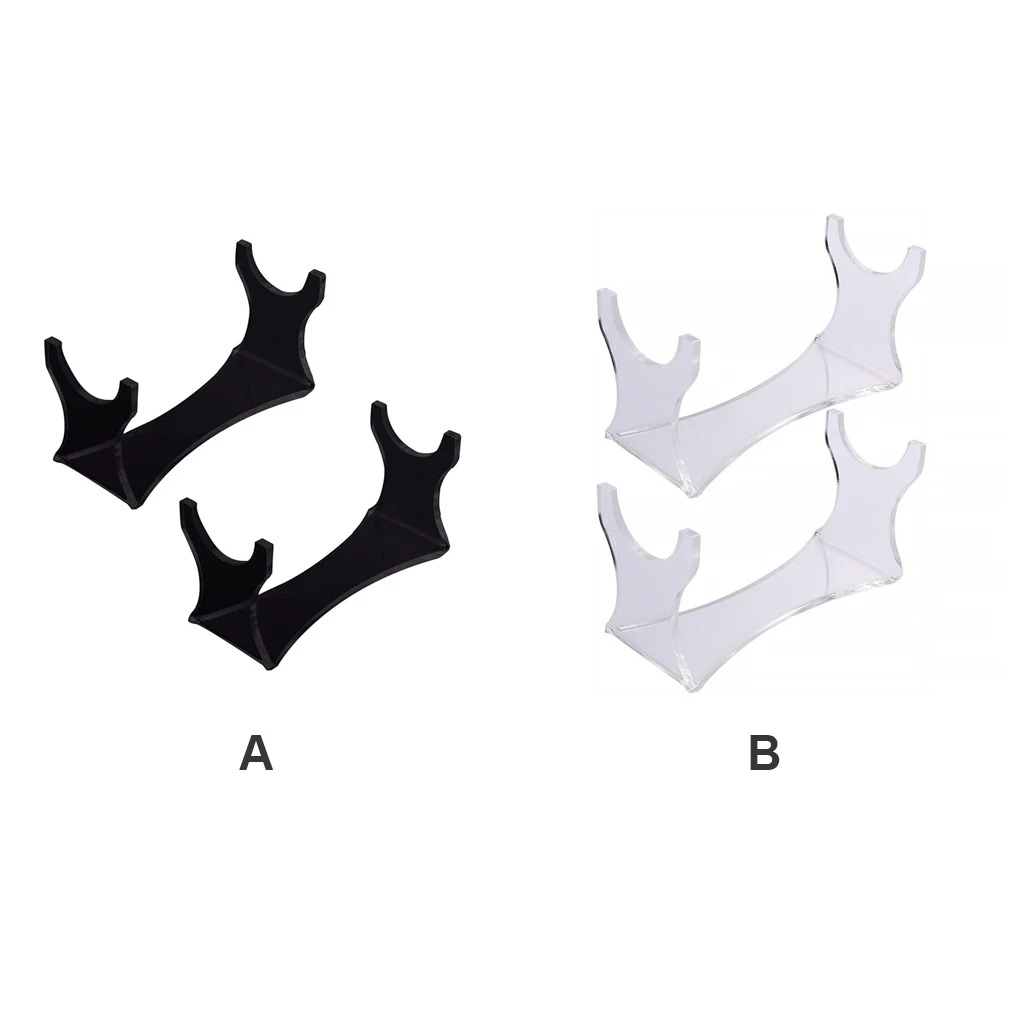 

2 шт., прозрачный черный U-образный Настольный кронштейн